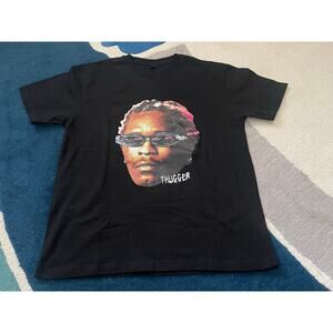 Young Thug Thugger Big Face Graphic T-Shirt Men's Medium